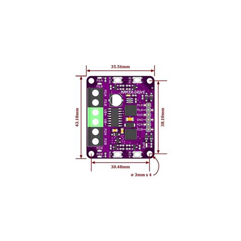 Buy Cytron Maker Drive 1A Dual Channel H-Bridge Motor Driver PWM Speed ...