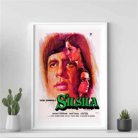 Silsila Movie Poster Desi Wall Art Bollywood Movie Poster - Etsy
