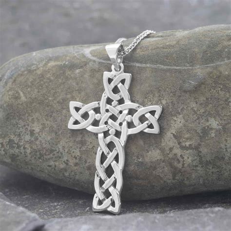 Celtic Cross Necklace From Ireland | Celtic Jewelry