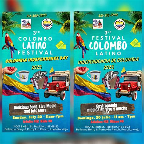 3er Festival Colombo latino (INDEPENDENCIA DE COLOMBIA) 🇨🇴 , Bellevue ...