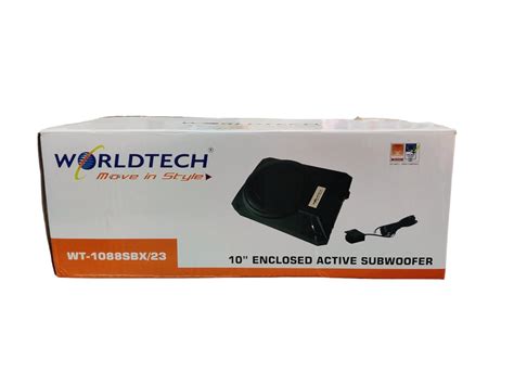 Generic 10'' Enclosed Active Subwoofer - Black Price: Buy Generic 10 ...