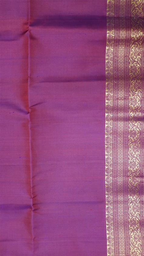 Pure Silk Saree - Golden Brown-Magenta – Charvi Boutique