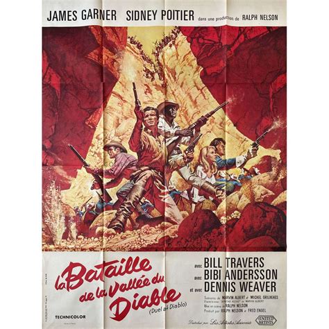 DUEL AT DIABLO French Movie Poster - 47x63 in. - 1966