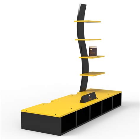 Big Tilfizyun TV Entertainment Unit Table with Set Top Box Stand for T ...