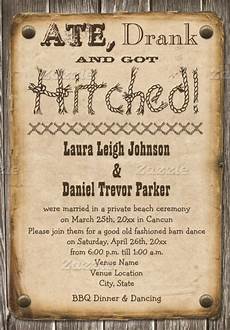 Western Wedding Invitations Templates by 28 Western Wedding Invitation Templates Free Sle Western Wedding Invitations Templates