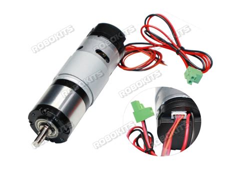 Mega Torque DC Planetary Geared Encoder Servo Motor 250W 300RPM 18VDC ...