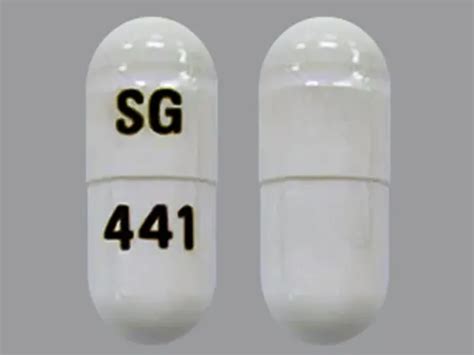 Pill Finder: SG 441 White Capsule-shape - Medicine.com