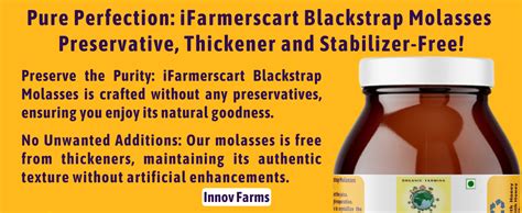 iFarmerscart Organic Sugarcane Blackstrap Molasses - 2 Kg Glass Bottle ...