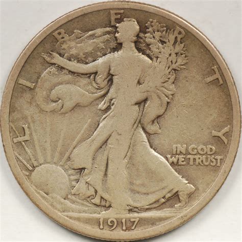 1917 WALKING LIBERTY HALF DOLLARS