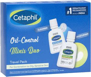 Cetaphil Oil Control Travel Pack for Oily Skin,Facewash & Moisturizer ...