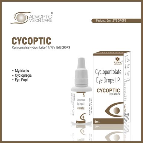 Cyclopentolate Hydrochloride 1% Eye Drops: Uses, Side Effects and More - Advoptic Vision Care