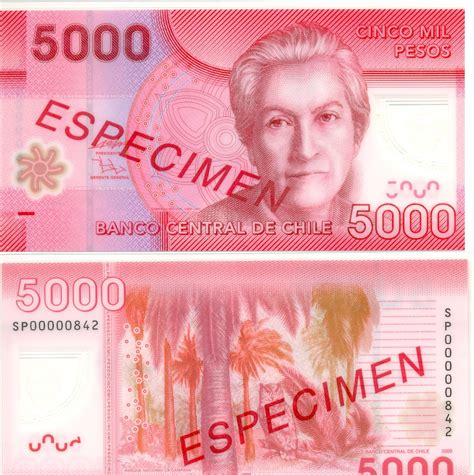 Numismatica & Hobbies: Billetes espécimen, - Chile