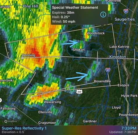 Hudson - ⚠️⚡️ Special Weather Statement National Weather Service Albany ...