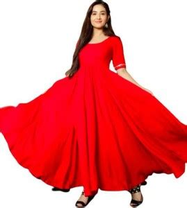 parmar enterprises Women Solid Anarkali Kurta - Buy parmar enterprises ...