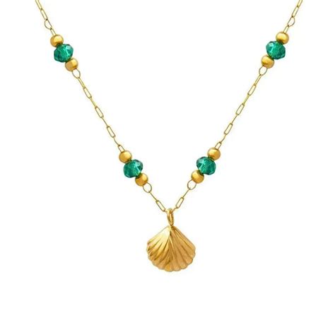 Luxy Shell Necklace & Bracelet -Necklaces For Women Diatoms - Diatoms ...