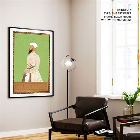 Portrait of Bahlul khan: Buy Mughal Miniature Paintings – Dessine Art