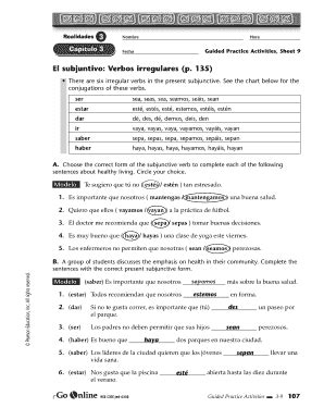 Realidades 3 Guided Practice Answers - Fill and Sign Printable Template ...