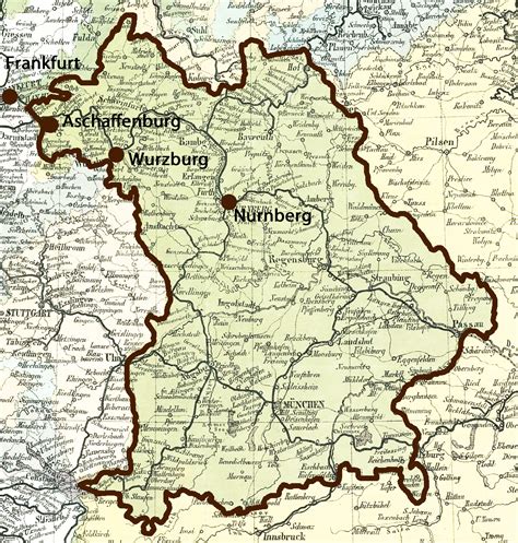 Bavaria Map History