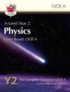 A-Level Physics for OCR A: Year 2 Student Book with Online Edition: Buy ...