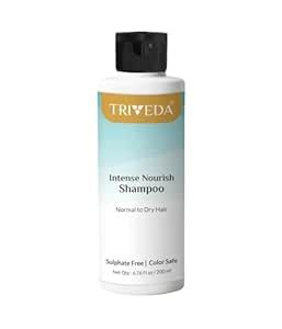 Buy Triveda Intense Nourish Shampoo for Normal to Dry Hair, Herbal ...