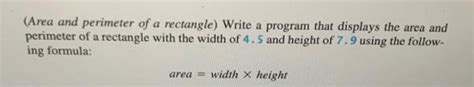 Image result for How to Write a Python Program to Find Area of a Rectangle