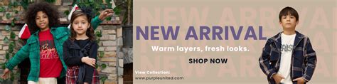 Shop Premium Boys, Girls & Infant Clothing & Footwear – Purple United Kids
