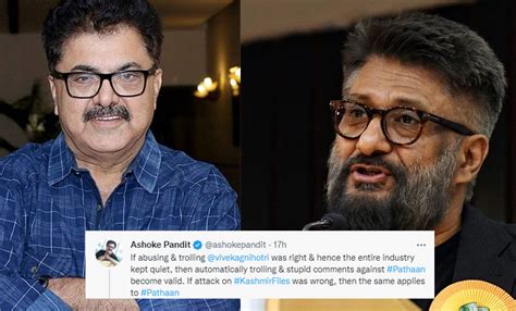 Ashoke Pandit Says 'If Attack On Kashmir files Was Wrong, Then Same ...