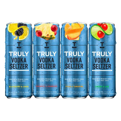 Buy Truly Vodka Hard Seltzer Variety, 8 Pack, 12 fl. oz. Cans Online at ...