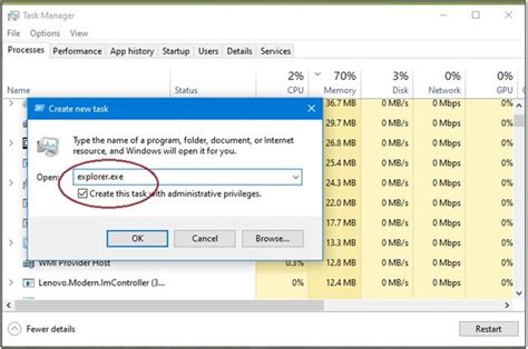 Как перезапустить проводник Windows если explorer.exe не отвечает