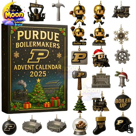 Purdue Boilermakers Football 2025 Advent Calendar - MoonLocalBrand