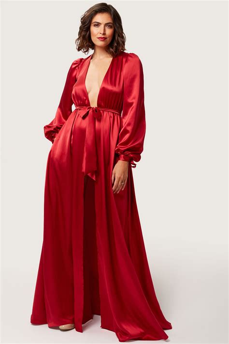 Silk, floor-length robes and glamorous dressing gowns