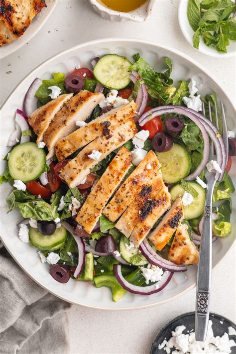 Mediterranean Grilled Chicken Salad