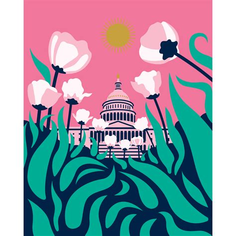 Print (Capitol Tulips) - Ale Rodriguez-Gitler | SHOP MADE IN DC