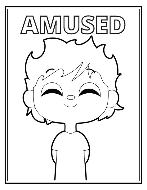 30 Feelings & Emotions Coloring Pages by Teach Simple