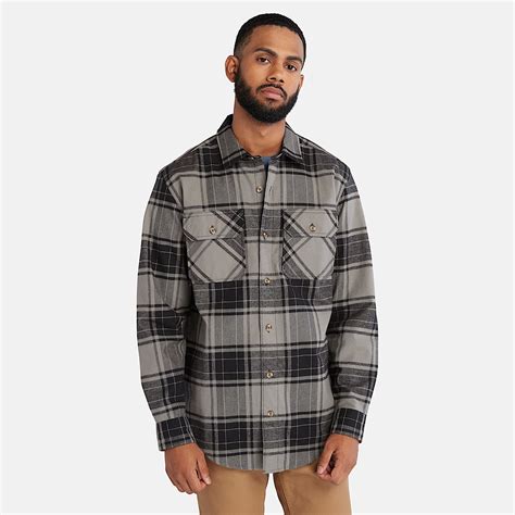 Heavyweight Flannel Shirts FB County Super Heavyweight Wool Black
