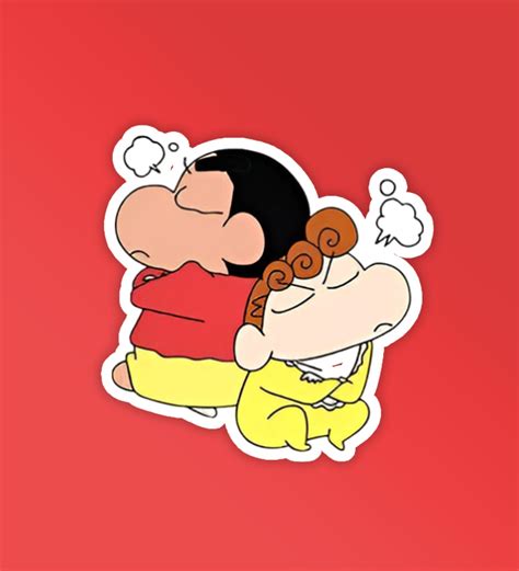 Shinchan & Himawari | Laptop & Mobile Stickers – Peeekaboo