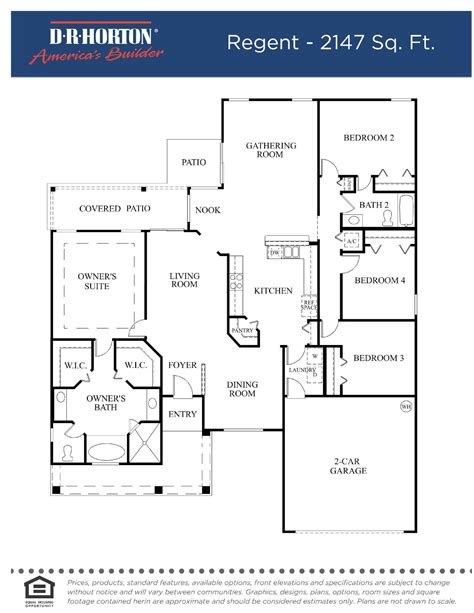 Dr Horton Floor Plan Archive - Bathroom and Garden