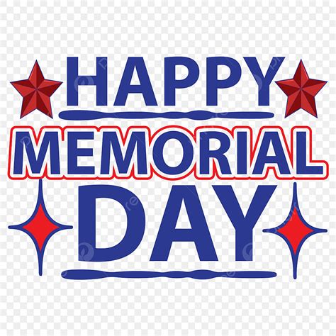 Happy Memorial Day Clipart Vector, Happy Memorial Day 3, Memorial Day ...