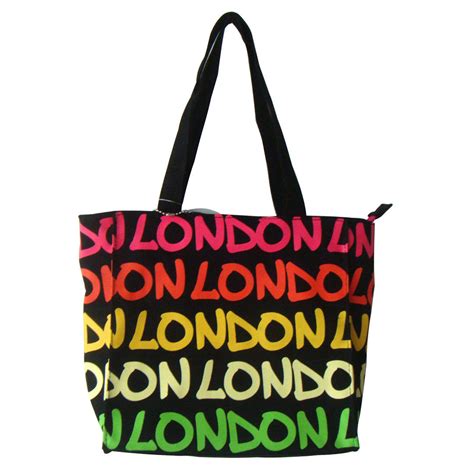 Rainbow Tote Bag Original By Robin Ruth Brand Small Yellow Pink Green ...