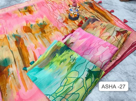 Asha 27 Kalpveli Chiffon Sarees – Kavya Style Plus