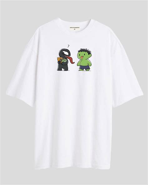 Venom and hulk - Oversized T-shirt