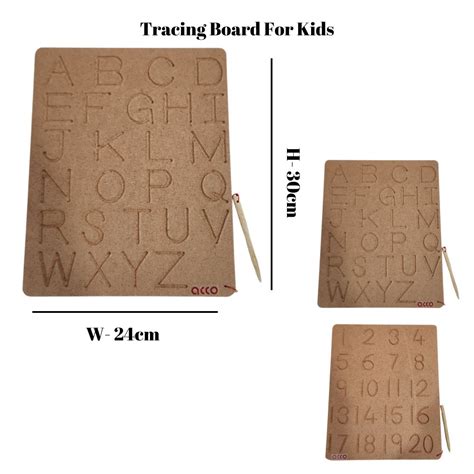 Buy acco Tracing Wooden Board For Kids online India - MedicalBazzar