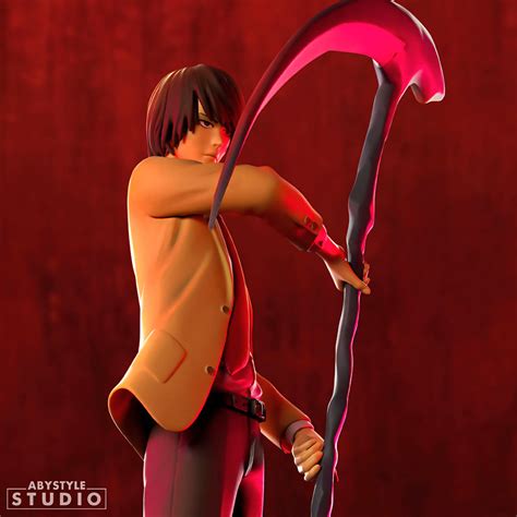 Light Yagami Death God Scythe Pose Action Figure | Death Note ABYstyle