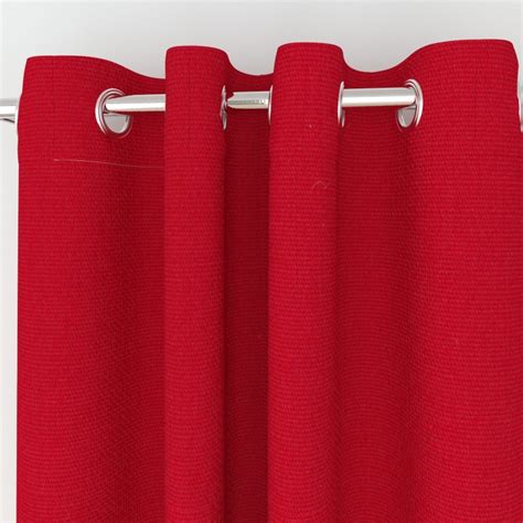 Buy Seirra Solid Solid Polyester Window Curtain : 160 cm x 110 cm Red ...