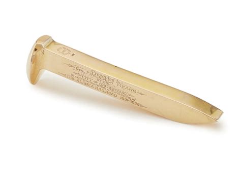 Alaska’s Golden Railroad Spike Finally Comes Home | The Anchorage Museum