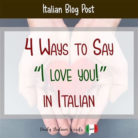 Italian Language Love