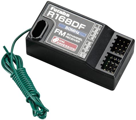 Futaba R168DF FM DC 50MHz Receiver without Crystal : Amazon.in: Toys ...
