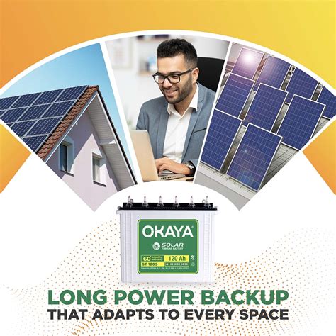 Okaya 120Ah Solar Battery – Long Backup with 60 Months Warranty | OKAYA