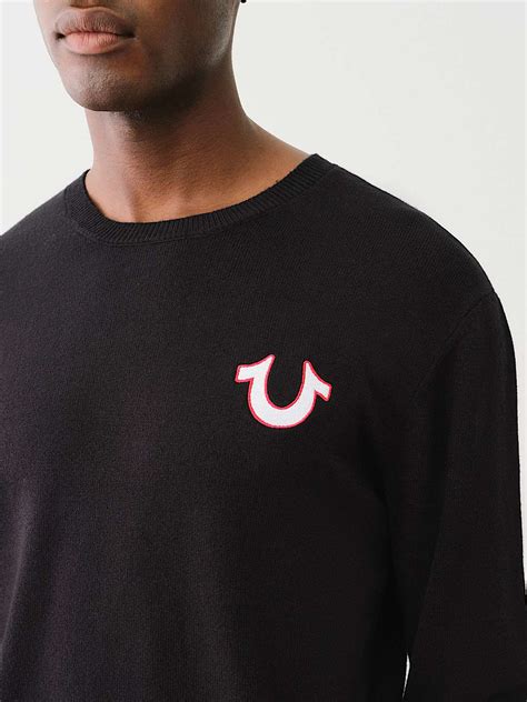 EMBROIDERED LOGO CREW SWEATER | True Religion