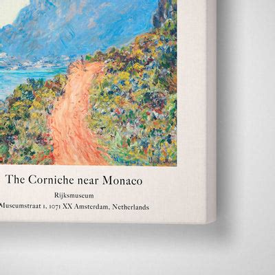 Monet's The Corniche Near Monaco: Buy Wall Art Prints Online – Nook At You
